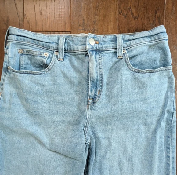 J. Crew Light Blue Classic Wide Leg Jeans - Picture 4 of 12